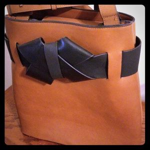 Black and Brown Crossbody PURSE